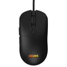 Mouse Gamer Pcyes Basaran Black Vulcan 12400 Dpi Rgb 6 Botoe