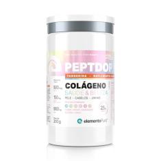 Colágeno Peptdop Beauty Tangerina Saúde e Beleza Pele/Cabelos/Unhas Suplemento Alimentar em Pó elementoPuro