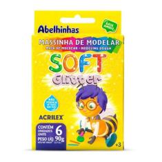 Massinha de Modelar Acrilex Soft Glitter 90g