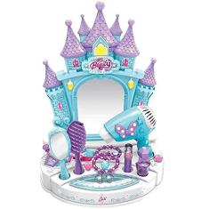 Penteadeira Beauty Princess Com Luz E Som, DM Toys, multi-colored, Tamanho único