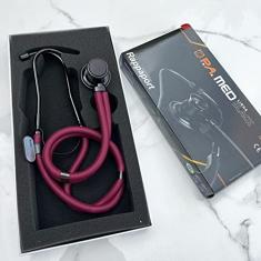 Estetoscópio Black Rappaport P.a Med Profissional (Vinho)