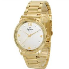 Relógio Champion Feminino Elegance Dourado Cn24066h