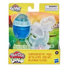 Play Doh Slime Hidro Glitz Dino Eggs Brotossauro F2065