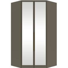Guarda Roupa Roupeiro Canto Closet 2 portas espelho Diamante