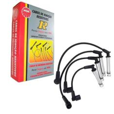 Jogo Cabo Vela Ignição Fiat Palio 1.0 2012 a 2017 Ngk