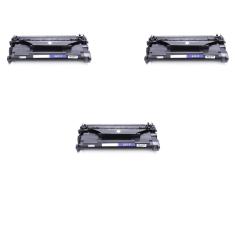Kit 3x Toner Compatível Cf226x Cf26x M426 M402 M426FDW I 9K