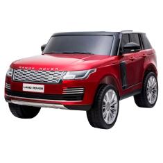 Mini Carro Elétrico Infantil 12V Range Rover Banco de Couro Mp5 Controle Vermelho Brinqway Bw-122mp5
