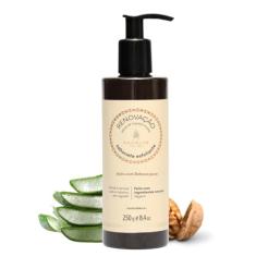 AHOALOE Sabonete Esfoliante Renovação - Babosa, Pracaxi, Rosa Mosqueta e Cascas de Nogueira Moídas - Renovação Celular e Redução de Manchas - Corpo, Rosto e Cabelos - 250ml