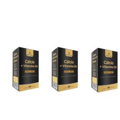Cálcio + Vitamina D3 Gold Lab - Auxilia Ossos E Imunidade