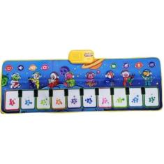 Teclado Piano Infantil Tapete Musical Mat Piano Para Criança - DM TOYS
