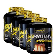 Kit 4x Whey Isso Blend CompleX Protein  2Kg - XPRO-Unissex