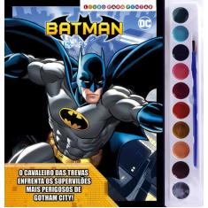 Livro - Batman Livro para Pintar com Aquarela - On Line Editora