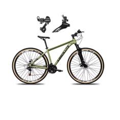 Bicicleta Aro 29 Absolute Nero 5 Alumínio 21v Câmbios Shimano Freio a Disco Suspensão Pneus Faixa-Unissex