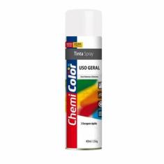 Tinta Spray Chemicolor Uso Geral 400ml / 250G Branco Fosco - 43724 - C