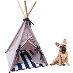 Caminha Cabana Pet Toca Oca Tenda Cama Cachorro Gato Cão M (Cinza)