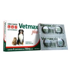 (Val 30/06/2024) Vetmax Plus 4 Comprimidos - Vetnil