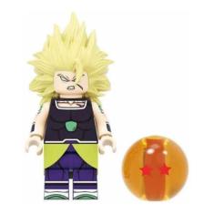 Boneco Blocos De Montar Dragon Ball Super Sayan Broli