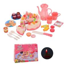 Brinquedo Aniversário Bolo Cake Massinha Infantil 62 Peças