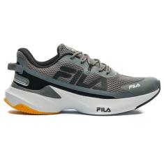 Tenis Fila Recovery Masculino, 45, GRAPHITE/BLACK/CITRUS