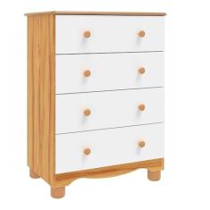 Cômoda Peroba Junior Simples 4 Gavetas