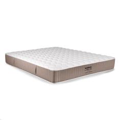 Colchão Queen Mola Ensacada 158x198x28 Cm Medium Cronos By Herval One Side Pillow Branco/bege