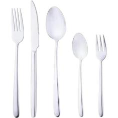 Faqueiro 30 Peças Inox 6 Pessoas  Wolff Viena, Inox, 30 Peças