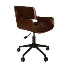 Cadeira Office Marbella Rivatti Marrom Mocha