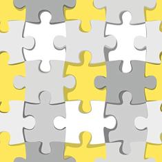 Papel de Parede Quebra Cabeça Clean