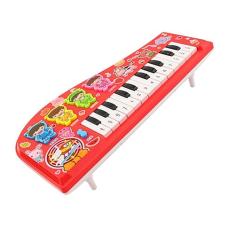 Brinquedo de Piano Eletrônico, Teclado Eletrônico Infantil de Desenho Animado, Estimulando a Criatividade, Multifuncional Atraente Educacional para 0 a 3 Anos de Idade para