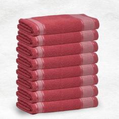 Jogo Toalhas de Banho Gigante 0.75 x 1.45 mts 100% Algodão 8 Peças - C