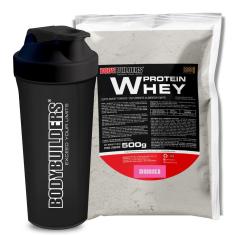 Kit Whey 500g Baunilha + Coqueteleira - Bodybuilders-Unissex