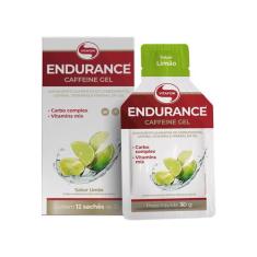 Endurance Caffeine Gel (360G) 12 Sachês Limão Vitafor