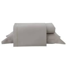 Jogo de Cama Solteiro Festone Clássico 200 Fios com 3 Peças - Kacyumara