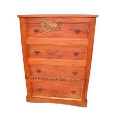 Cômoda Rústica Gioconda Madeira Demolição - Cód 1041 - Barrocarte