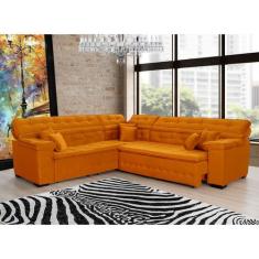 Sofá Magno 2.37x2.37m de Canto, Retrátil e Reclinável  - Sofisticato, 