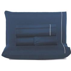 Jogo De Lençol King Top Line 180 Fios 4 Peças - Azul Marinho