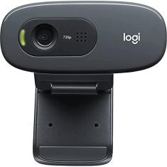 WebCam Logitech C270 HD com 3 MP para Chamadas e Gravações