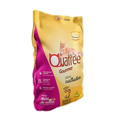Quatree Gourmet Ração Seca Sabor Mix de Sabor Carnes Gatos Castrados 1kg