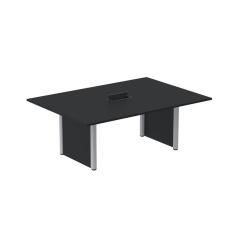 Mesa de Reunião 2000x1400 Mrcpb2014pp Preto/Cinza