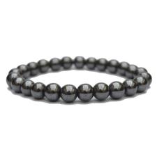 Pulseira Pedra Natural Hematita Cinza - Vorax acessórios