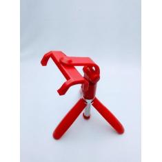 Selfie Stick Tripé Bluetoo De Selfie C/disparo Fotos Vermelh