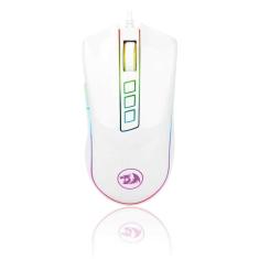 Mouse Gamer Cobra Redragon M711w Chroma Lunar White PIXART PMW3325