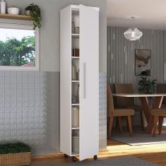 Armário Multiuso 1 Porta Com 5 Prateleiras 1402 Ilan Branco