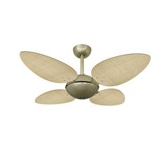 Ventilador De Teto 4 Pás Office Pétalo Palmae Natural 220v Volare Volare 220v Ouro