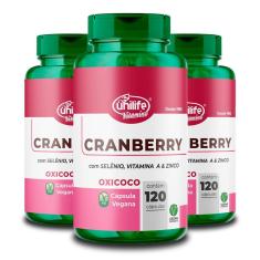 Kit 3 Cranberry 60 Cápsulas Unilife