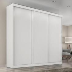 Guarda Roupa Casal Sevilha 3 Portas Correr 6 Gav. - Quarta Divisão Móv