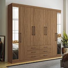 Guarda Roupa 8 Portas E 6 Gavetas Com EspelhO Santos Andirá