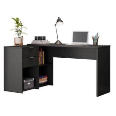 Mesa de Canto para escritório NT2060 Notável Móveis, Preto Tx
