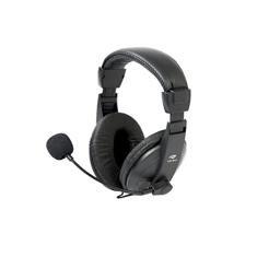 Headset C3Tech PH-60BK Voice ComFort Preto - Com Microfone Integrado Controlador de Volume no Cabo Conexão P2 Microfone com Haste Flexível Impedância de 32Ohms Áudio Stereo, Médio