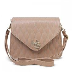 Bolsa Pequena Envelope Feminina Com Alça Transversal Fecho Botão-Feminino